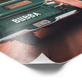 1960 Trucks op Dirt Road met aangepaste namen Foto Afdruk (Hoek)