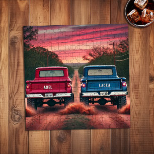 1960 Trucks Racing op Red Dirt Road Custom Names Legpuzzel