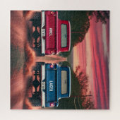 1960 Trucks Racing op Red Dirt Road Custom Names Legpuzzel (Horizontaal)