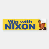 1960 Win met Nixon  Bumpersticker (Voorkant)