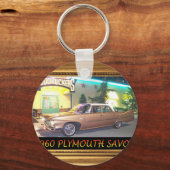 1960PlymouthWithFrameAndText2LG.JPG Sleutelhanger (Voorkant)
