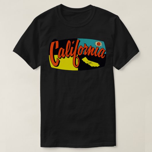 1960s California Sunshine Thirt T-shirt (Design voorkant)