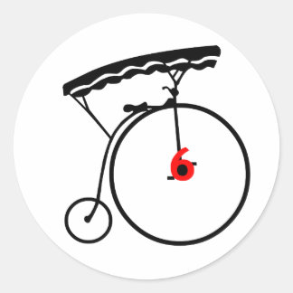 1960's De Gevangene - Nummer Zes Sticker