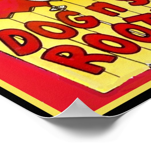 1960's DOG n SUDS Root Bier Poster (Hoek)