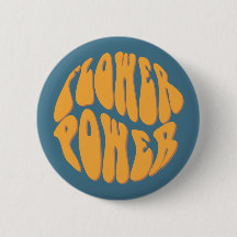 1960's Flower Power Badge