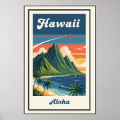 1960s  Hawaiian Travel Poster (Voorkant)