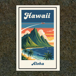 1960s Hawaiian Travel Poster
