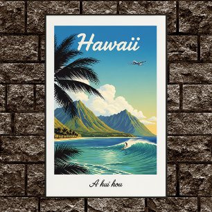 1960s Hawaiian Travel Poster