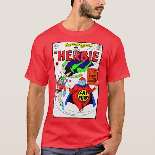 1960's 'HERBIE' Grappige Comics T-Shirt (Voorkant)