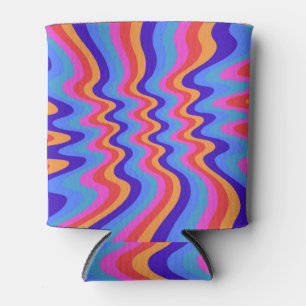 1960s Hippie Trippy Retro Wallpaper Blikjeskoeler