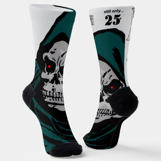 1960's 'HORROR Comics' Socks Sokken (Gebogen)