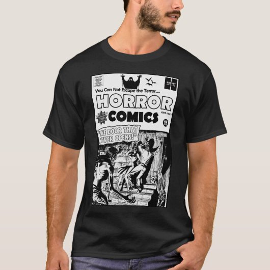 1960's HORROR Comics T-Shirt (Voorkant)