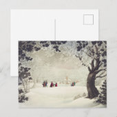 1960s Kerstkaart  60s Kerstmis Kaart (Voorkant / Achterkant)