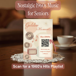 1960s Muziektherapie Playlist Acryl Bord Fotoplaat