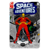 1960's 'SPACE Adventures' Magnet Magneet (Verticaal)