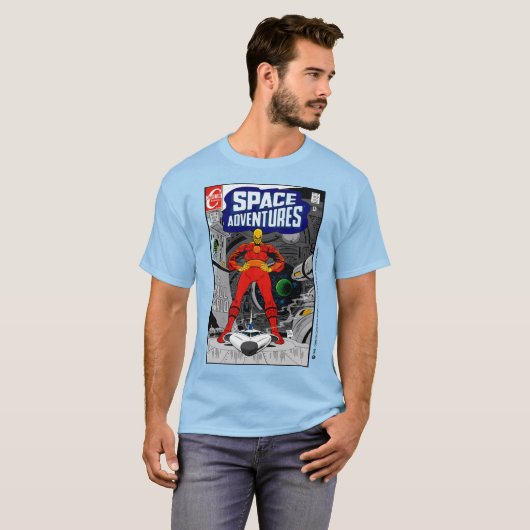 1960's SPACE Adventures T-Shirt (Voorkant volledig)