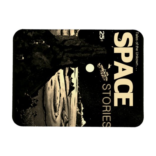 1960's SPACE Stories Flexibele magneet (Horizontaal)