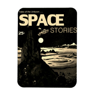 1960's SPACE Stories Flexibele magneet