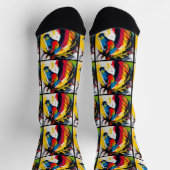 1960's Style Groovy Abstract Horse Sokken (Top)