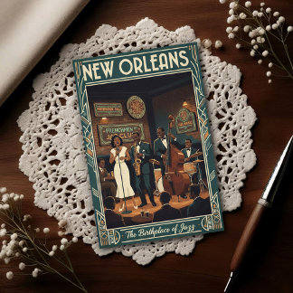 1960s Vintage New Orleans Briefkaart