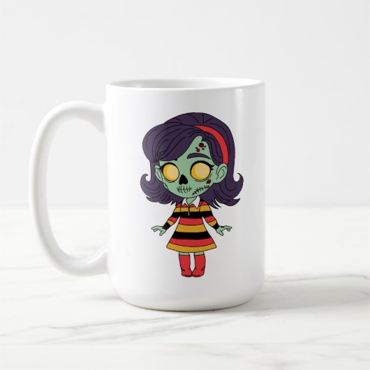 1960s Zombie Meisje Koffiemok (Links)