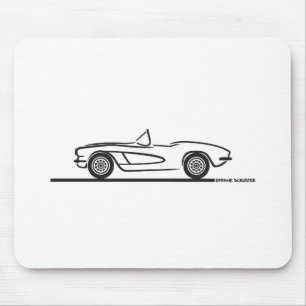 1961 1962 Chevrolet Corvette Muismat