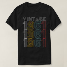  1961 58 jaar oud 58e verjaardag cadeautjes t-shirt