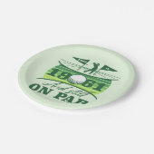 1961 60e verjaardag Golf Lover Papieren Bordje (Gekanteld)