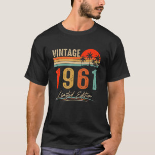  1961 61ste verjaardag 61 jaar oud t-shirt