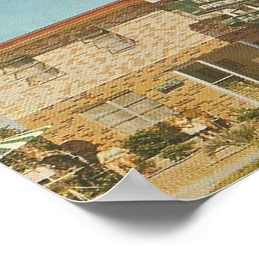 1961 Blake Motel ~ Myrtle Beach, SC Poster (Hoek)