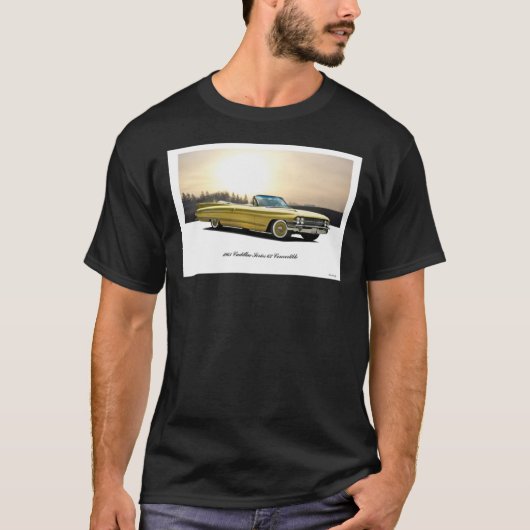 1961 Cádillac reeks 62 Converteerbare Classic T-Sh T-shirt (Voorkant)