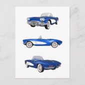 1961 Corvette C1: Briefkaart (Voorkant)