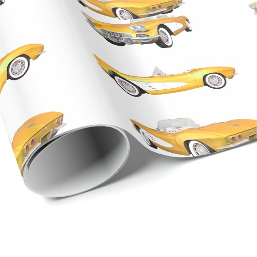 1961 Corvette C1: Cadeaupapier (Rol Hoek)