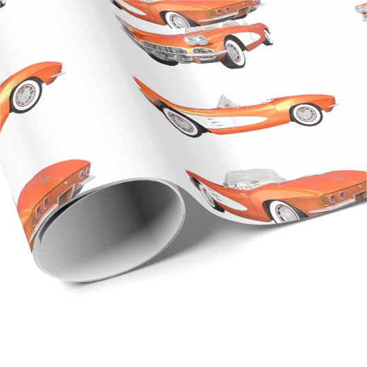 1961 Corvette C1: Cadeaupapier (Rol Hoek)