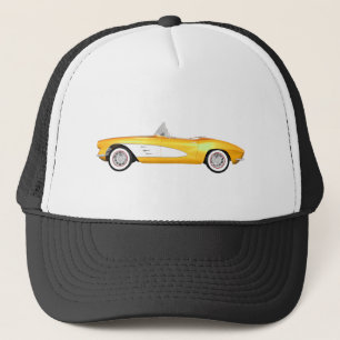 1961 Corvette C1: Gele afwerking: Trucker Pet