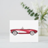 1961 Corvette C1: Snoep Apple Finish: Briefkaart (Staand voorkant)