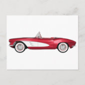 1961 Corvette C1: Snoep Apple Finish: Briefkaart (Voorkant)