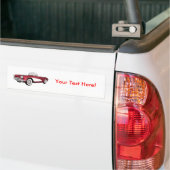 1961 Corvette C1: Snoep Apple Finish: Bumpersticker (Op Truck)