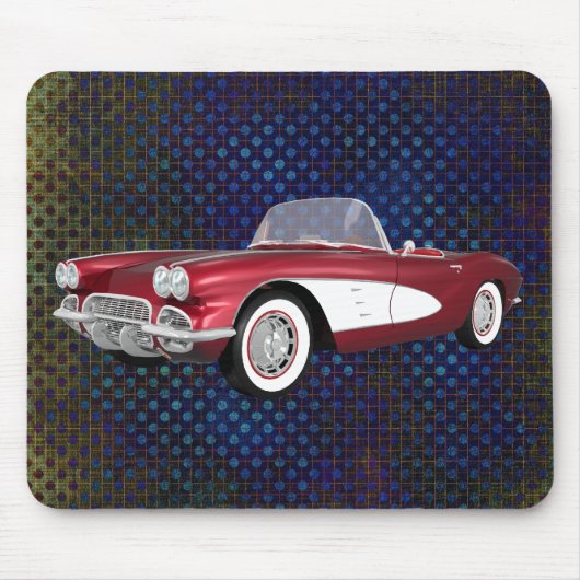 1961 Corvette C1: Snoep Apple Finish: Mousepad Muismat (Voorkant)