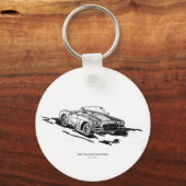 1961 Corvette Convertible Sleutelhanger (Voorkant)