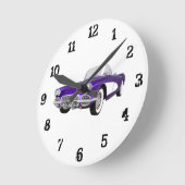 1961 Corvette: wandklok (Hoek)