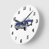 1961 Corvette: wandklok (Hoek)