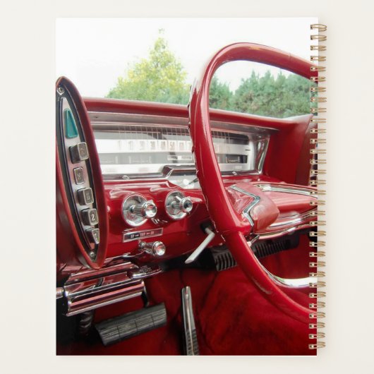 1961 Dodge Lancer Dashboard Planner (Achterkant)