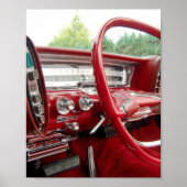 1961 Dodge Lancer Dashboard Poster (Voorkant)
