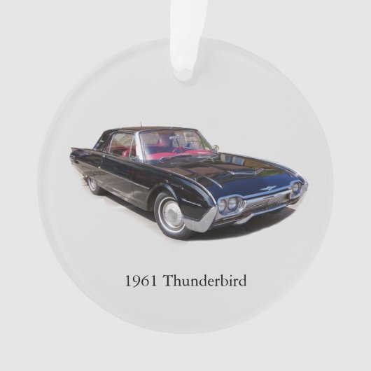 1961 Dondervoed acrylsiermiddel Ornament (voorkant)