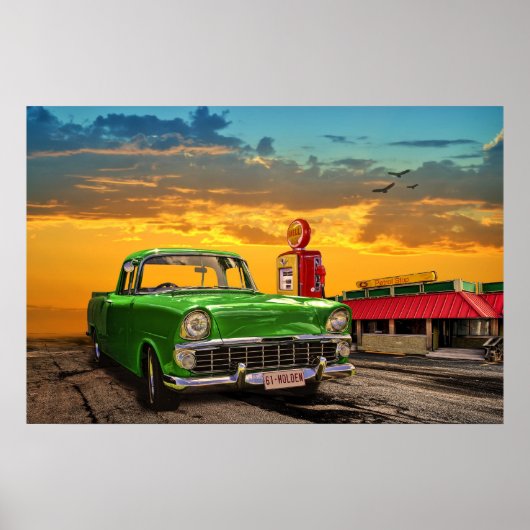 1961 EK Holden Ute Poster (Voorkant)