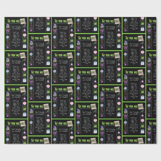 1961 Geboortejaar Trivia Cadeaupapier (Vlak)