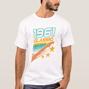 1961 Klassieke Vintage 60e verjaardag 60 jaar oud T-shirt