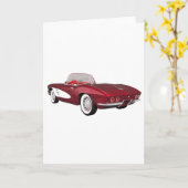 1961 Korvet C1: Het snoep Apple eindigt: Kaart (Gele Bloem)