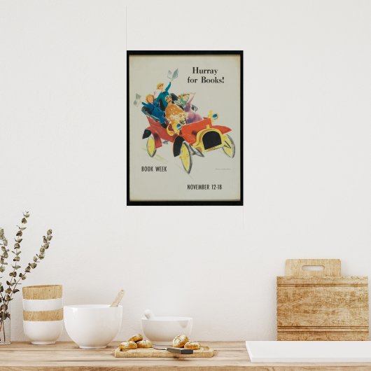 1961 Poster van de kinderboekweek (Keuken)